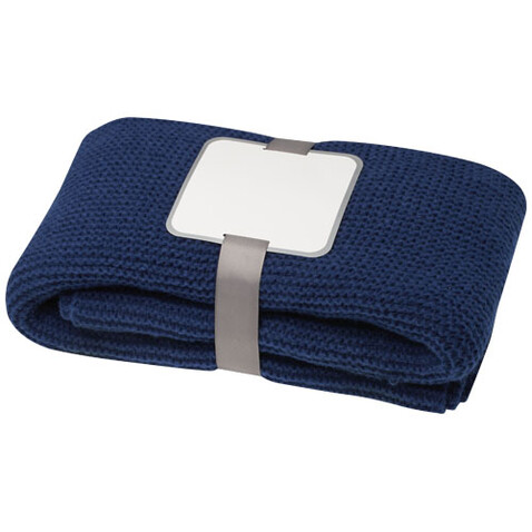 Suzy GRS Strickdecke, 150 x 120 cm, navy bedrucken, Art.-Nr. 11333655