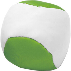 Jonglierball aus Kunstleder Heidi – Limettengrün bedrucken, Art.-Nr. 019999999_3956