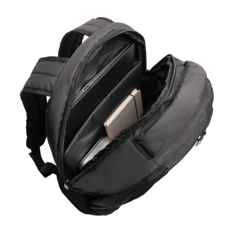 Impact AWARE™ Boardroom-Laptop-Rucksack PVC-frei schwarz bedrucken, Art.-Nr. P763.071