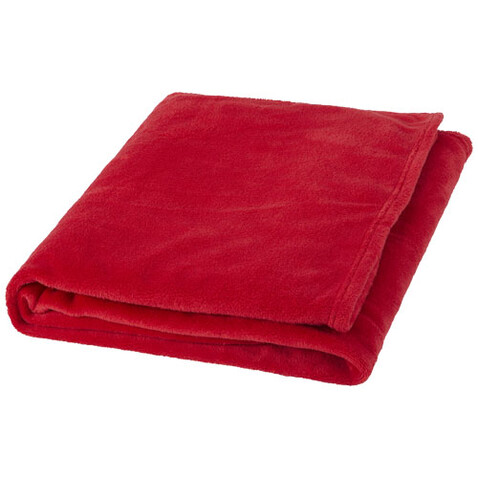 Bay Plaid-Decke aus extraweichem Coral-Fleece, rot bedrucken, Art.-Nr. 11281021