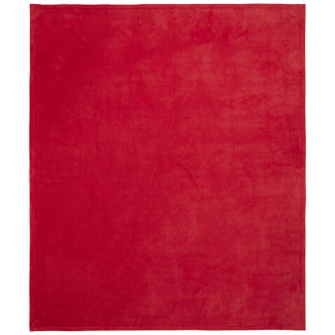 Bay Plaid-Decke aus extraweichem Coral-Fleece, rot bedrucken, Art.-Nr. 11281021