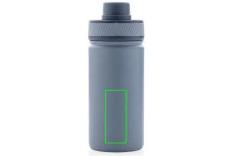 Sport Vakuum-Flasche aus Stainless Steel 550ml blau, blau bedrucken, Art.-Nr. P436.195